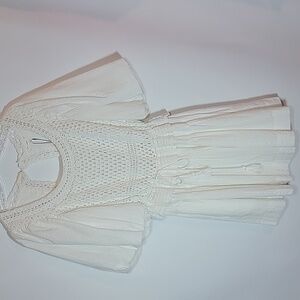 A LOVES A | Crochet Puff Sleeve Dress